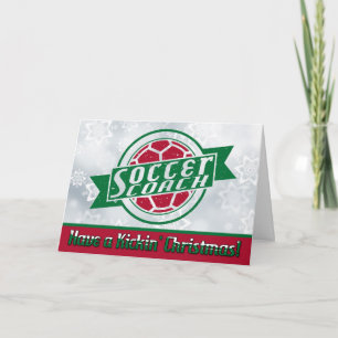Soccer Coach Christmas Card Xmas Card
