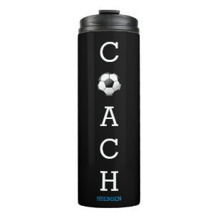 Soccer Coach Custom Name Thermal Tumbler