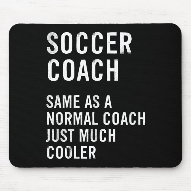Soccer Coach Definition Funny  Mouse Mat (Front)