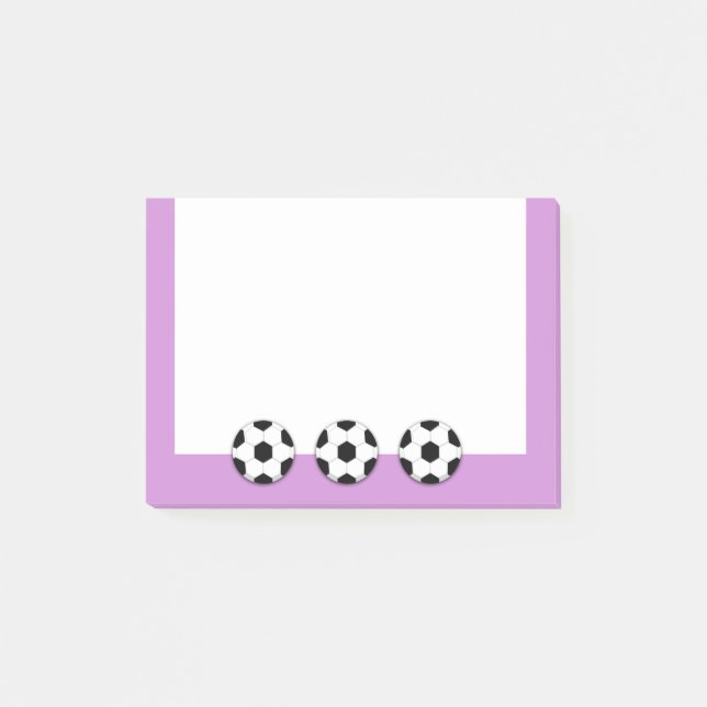 Soccer coach football PERSONALIZE Post-it Notes (Front)