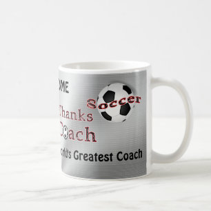 Soccer Coach Gifts Thank You MUG