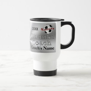 Soccer Coach Gifts Thank You Stainless Steel Mug