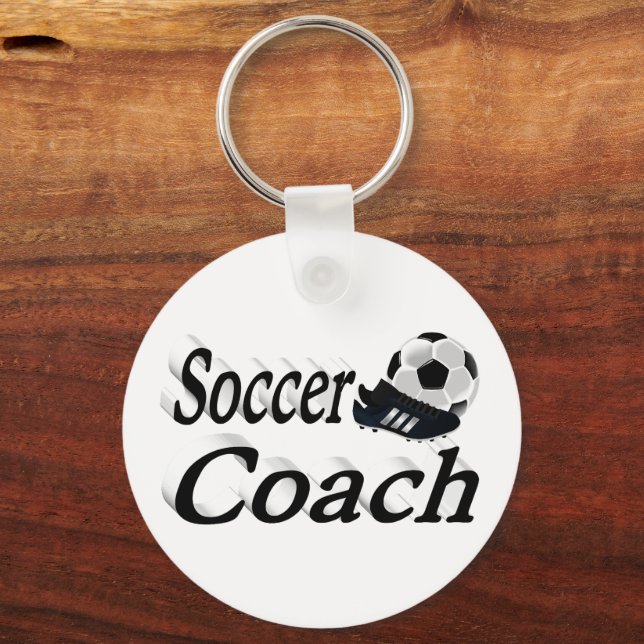 Soccer Coach  Key Ring (Front)