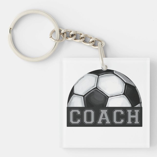 Soccer Coach Key Ring (Front)