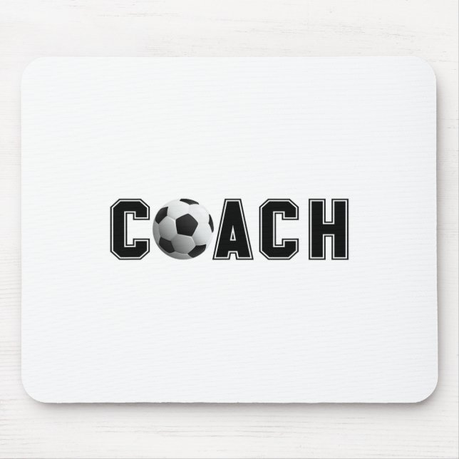 Soccer Coach  Mouse Mat (Front)