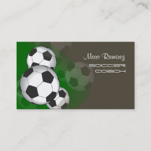 Soccer coach or soccer moms calling cards