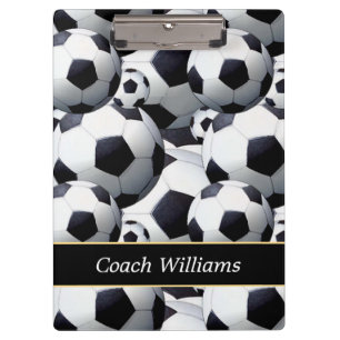 Soccer Coach Personalised Clipboard