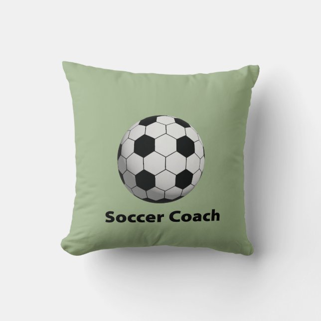 Soccer Coach Pillow (Front)