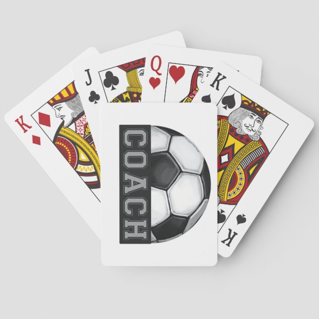 Soccer Coach Playing Cards (Back)