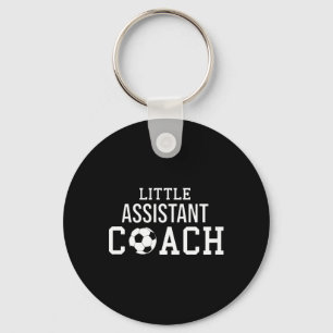 Soccer Coach Shirt - Little Istant Coach Child Hel Key Ring