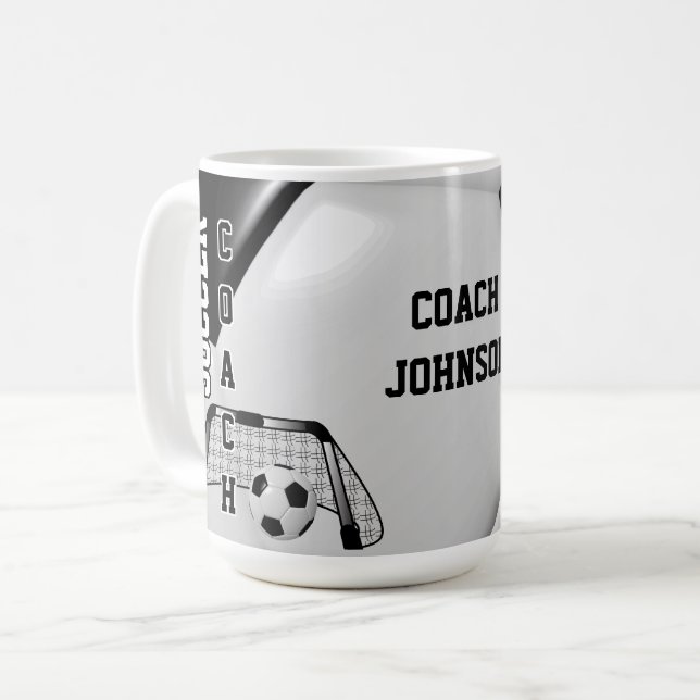 Soccer Coach Sport Coffee Mug (Front Left)