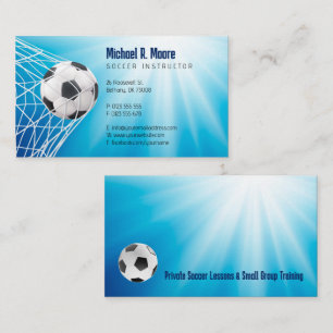 Soccer Coach   Sports Gifts Business Card