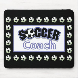 Soccer Coach Thank You, Balls Mouse Mat