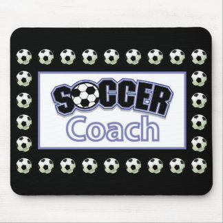 Soccer Coach Thank You, Balls Mouse Mat
