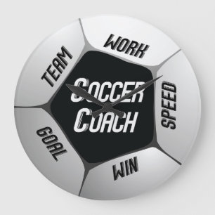 Soccer Coach Thanks Large Ball Clock