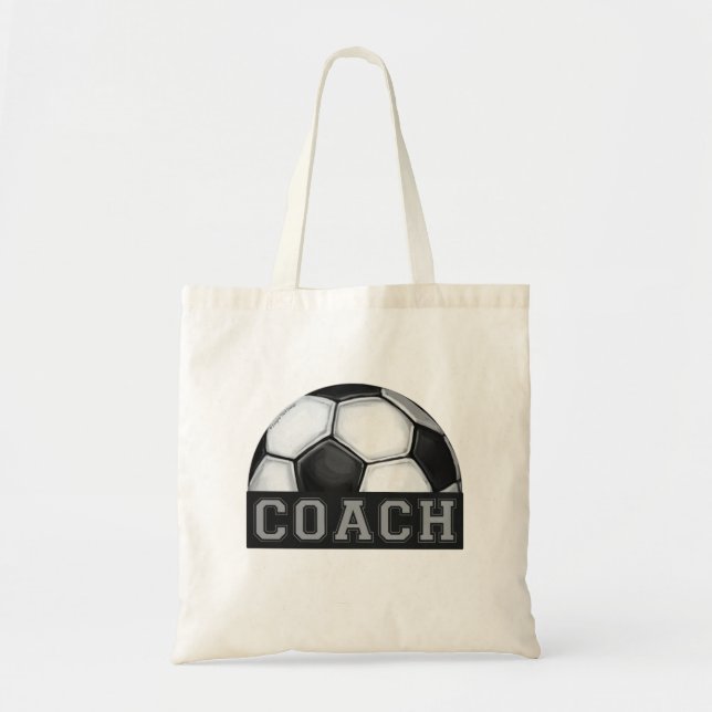 Soccer Coach Tote Bag (Front)
