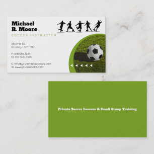 Soccer Coach Trainer   Sports Gifts Business Card