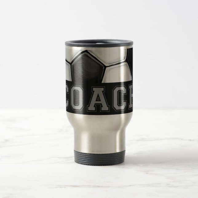 Soccer Coach Travel Mug (Center)