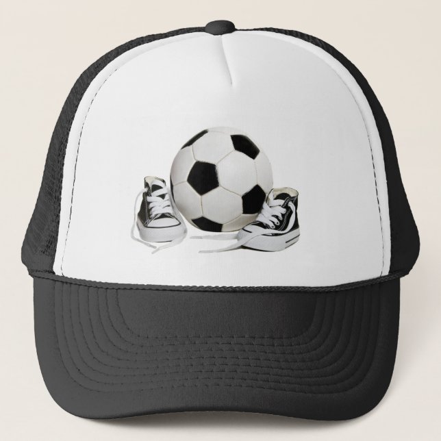 Soccer Coach Trucker Hat (Front)