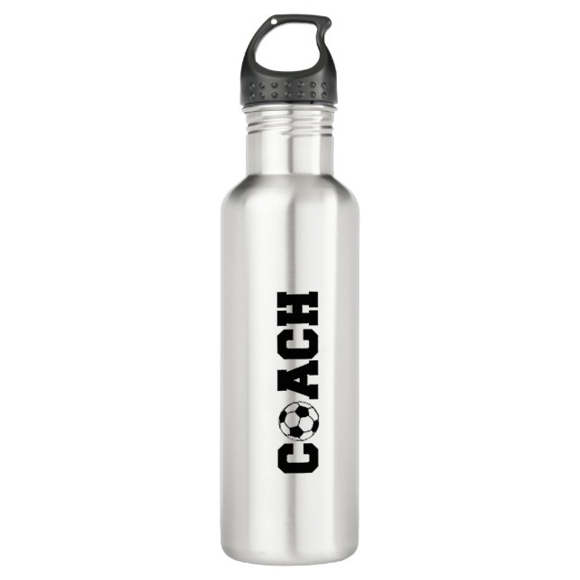 soccer coach water bottle (Front)