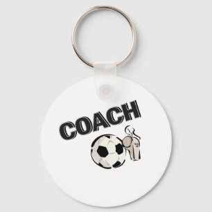 Soccer Coach (Whistle/Ball) Key Ring