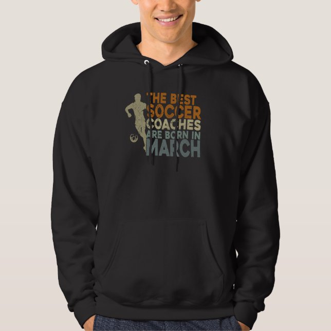 Soccer Coaching Men Training March Soccer Coach Bi Hoodie (Front)