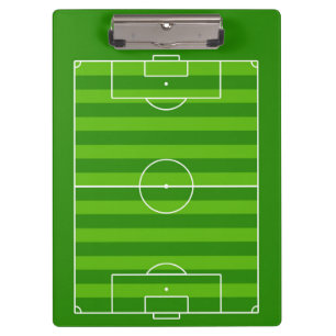 Soccer Coach's Custom Soccer Field / Pitch Sports Clipboard