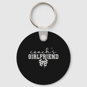 Soccer Coach's Girlfriend Coquette Soccer Coach Gi Key Ring