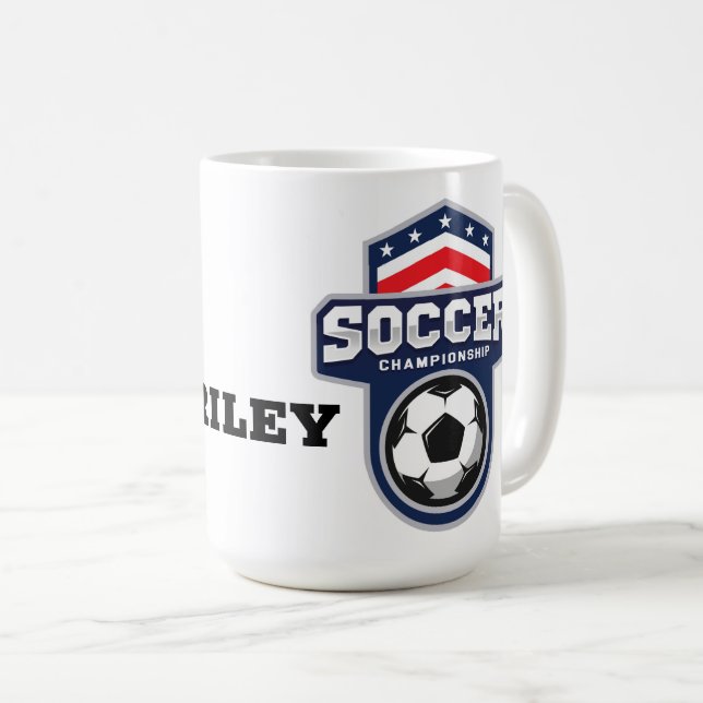 Soccer Coffee Mug (Front Right)