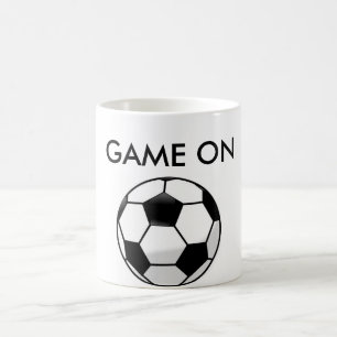Soccer coffee mug. mug