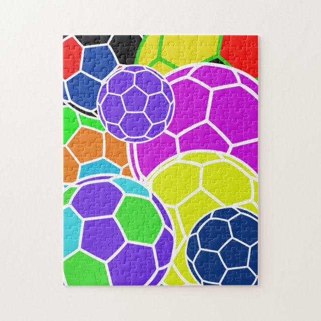 SOCCER COLLAGE JIGSAW PUZZLE (Vertical)