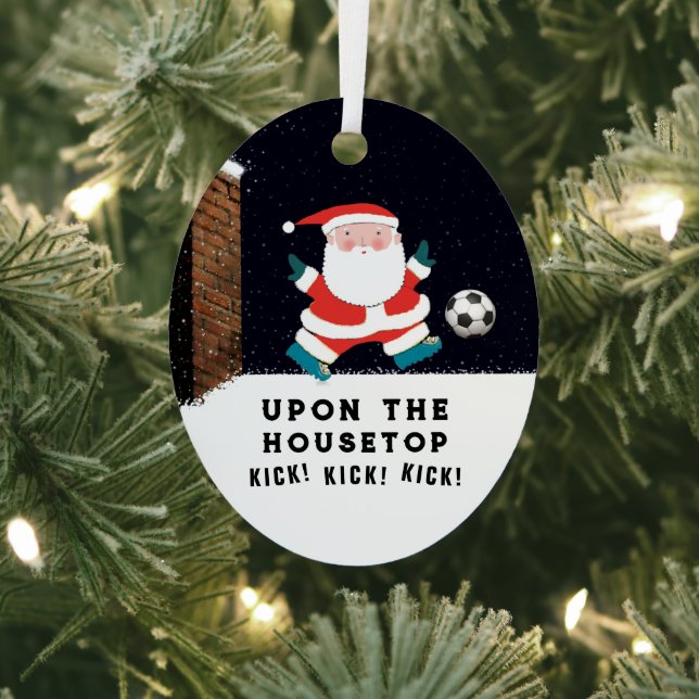 Soccer Collectible Metal Tree Decoration (Insitu)