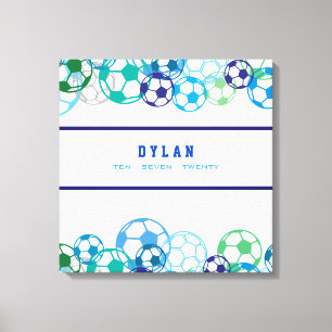 SOCCER COLORED Bar Mitzvah Sign In Memory Board
