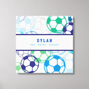 SOCCER COLORED Bar Mitzvah Sign In Memory Board