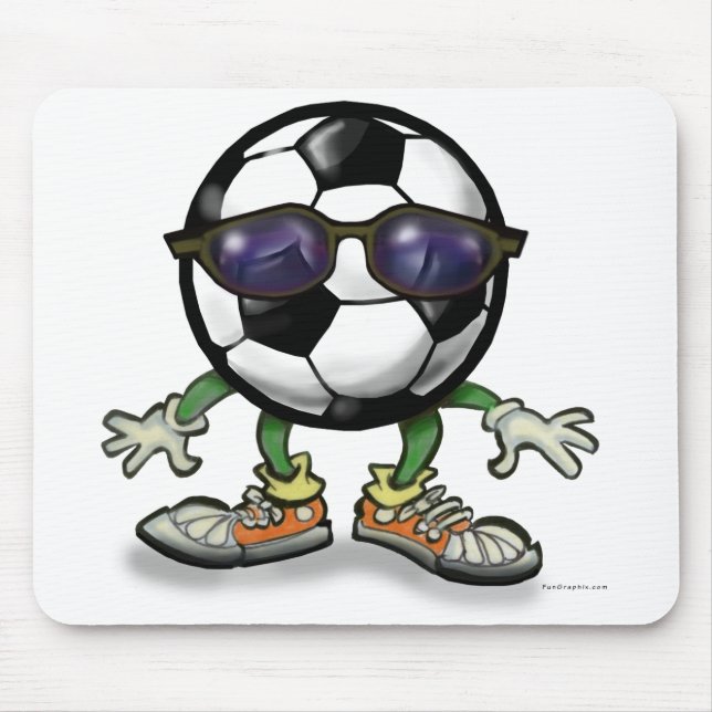 Soccer Cool Mouse Mat (Front)