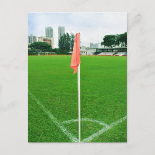 Soccer Corner Flag Postcard
