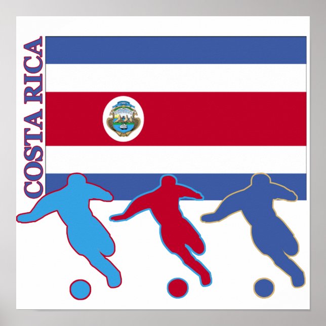 Soccer Costa Rica Poster (Front)