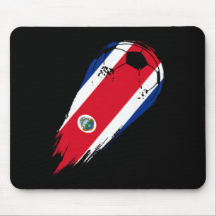 Soccer Country Flag Of Costa Rica Mouse Mat