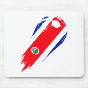 Soccer Country Flag Of Costa Rica T Shirt Mouse Mat