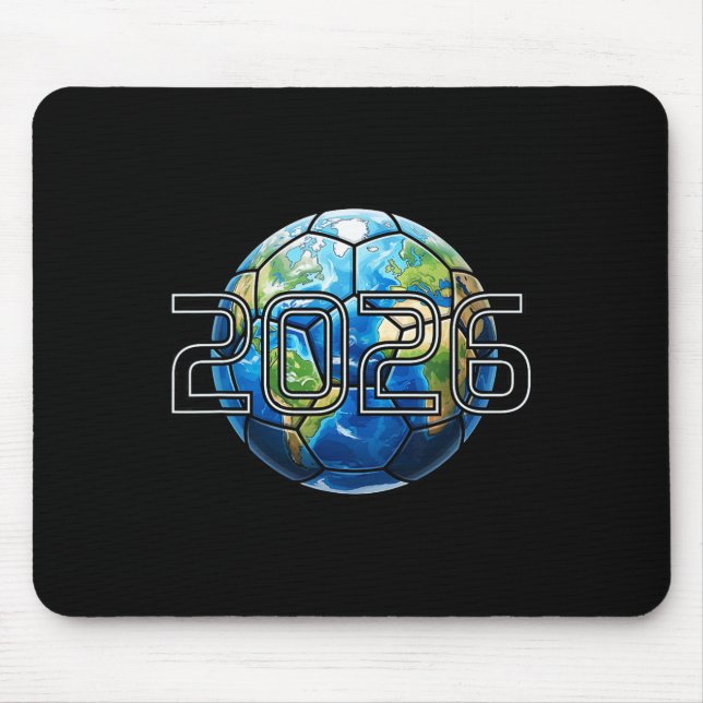 Soccer Covers The Globe 2026  Mouse Mat (Front)