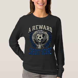 Soccer Credit Score Vintage Trophy T-Shirt