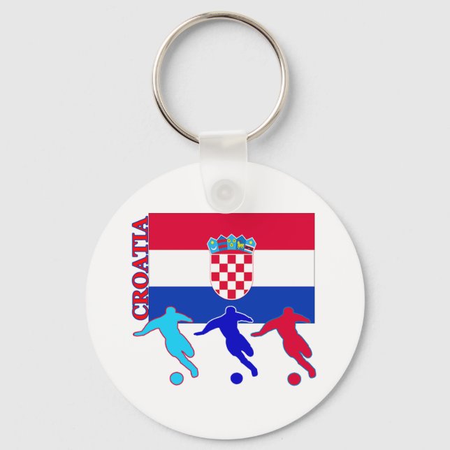 Soccer Croatia Key Ring (Front)