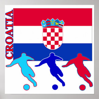 Soccer Croatia Poster