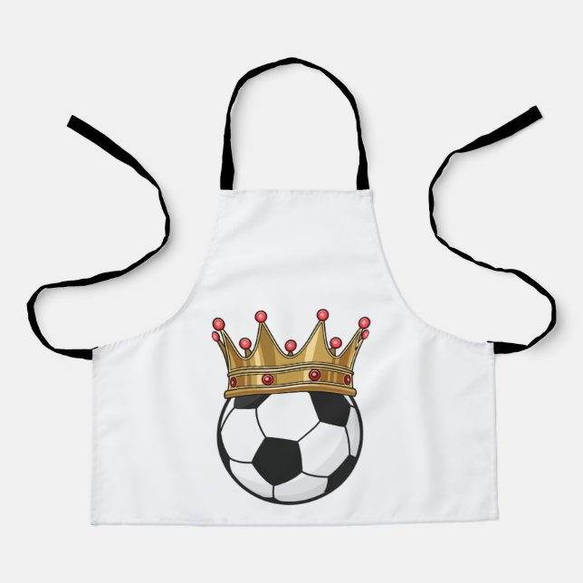 Soccer Crown King Apron (Front)