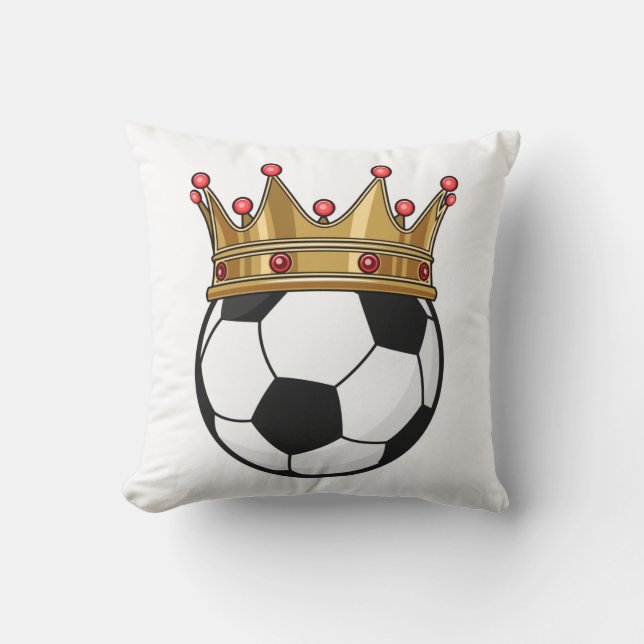 Soccer Crown King Cushion (Front)