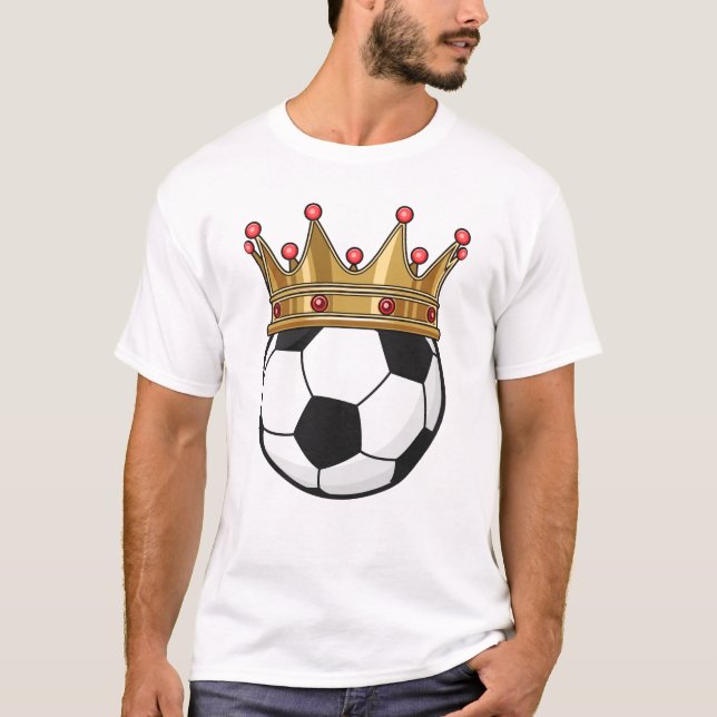 Soccer Crown King T-Shirt (Front)