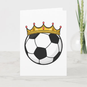 Soccer Crown Queen Card