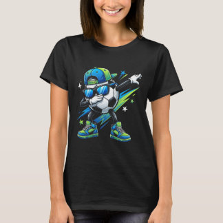 Soccer Dabbing Sports Cool Boys Girls Game Day Spo T-Shirt