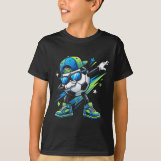 Soccer Dabbing Sports Cool Boys Girls Game Day Spo T-Shirt