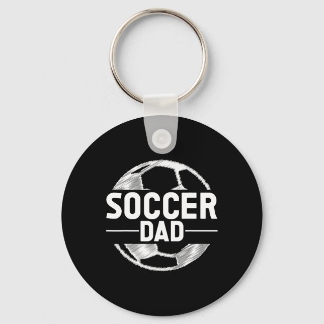 Soccer Dad _2  Key Ring (Front)